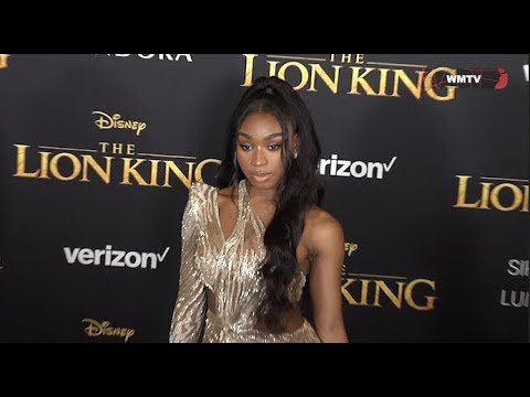 Normani Kordei arrives at Disney's 'The Lion King' Los Angeles premiere