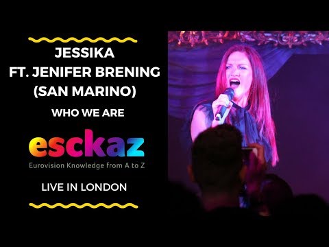 ESCKAZ in London: Jessika feat. Jenifer Brening (San Marino) - Who We Are (at London Eurovision)