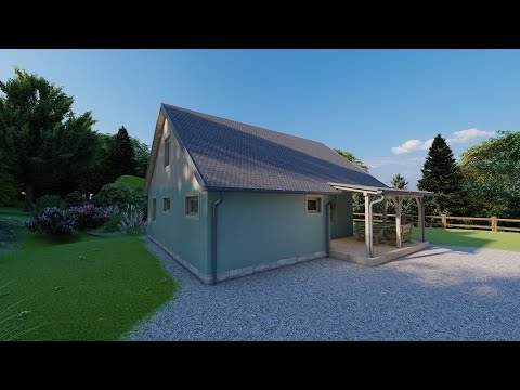 Dvoupatrová dřevostavba Václavov I KVH drevoastavba.com