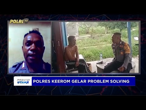 LIVE BHABINKAMTIBMAS KAMPUNG BABURIA POLRES KEEROM - BRIPKA BATIAS YIKWA