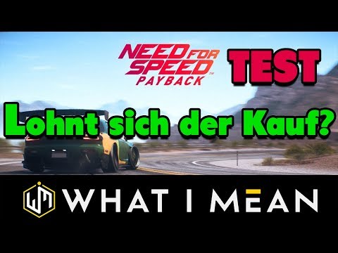 Need for Speed Payback Test Deutsch