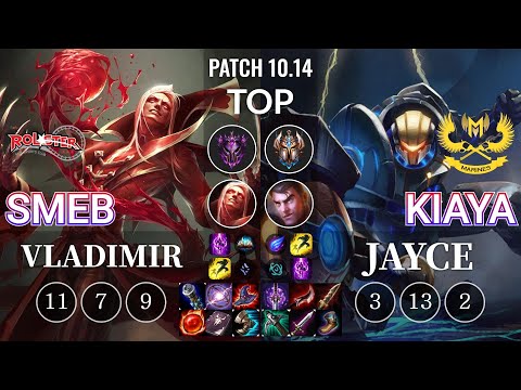 KT Smeb Vladimir vs GAM Kiaya Jayce Top - KR Patch 10.14