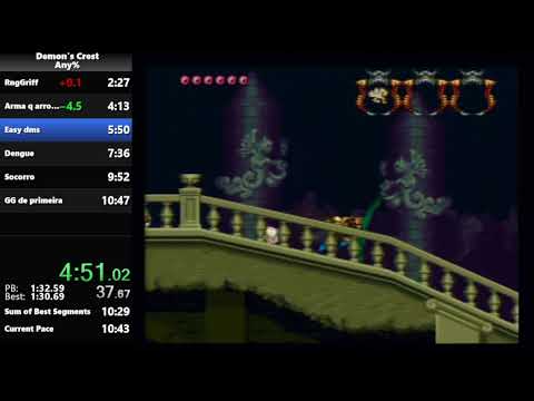 Demon's Crest Any% Speedrun PB 10:46