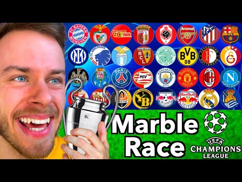 MARBLE RACE sagt die CHAMPIONS LEAGUE 2023/24 voraus! 👀😂  *ELIMINATION TURNIER* (Teil 2)