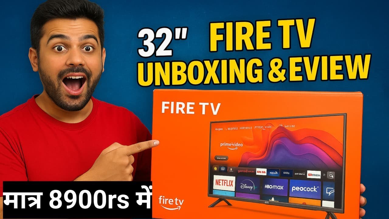 Mi 32 Inch Fire TV Unboxing & Review | Best Budget Smart TV Under ₹10000 ?