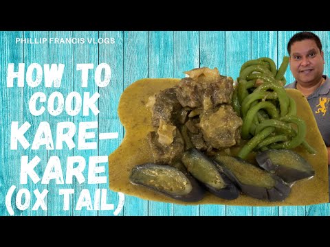 How To Cook Delicious Authentic Kare-Kare (Ox Tail) - Ilocano Style/ (Beef Peanut Stew) #KareKare