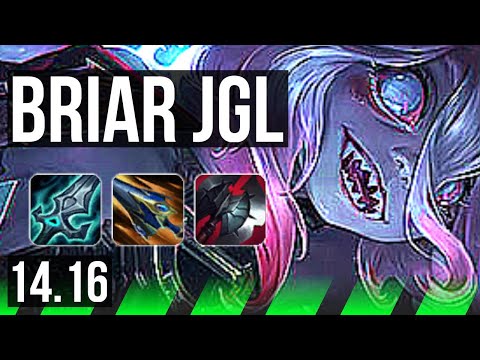 BRIAR vs ELISE (JGL) | 1300+ games, Dominating | EUW Diamond | 14.16
