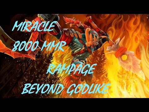 Miracle Huskar Beyond Godlike Rampage 8000 MMR - Gameplay