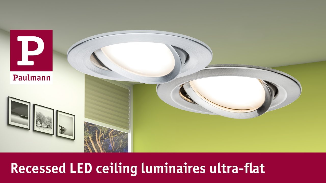 Paulmann Recessed lamp LED set of 10 pivoting round 82 mm Paulmann Recessed lamp LED set of 10 pivoting round 82 mm