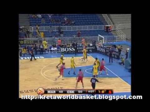 Euroleague 2010 : Maroussi - CSKA 65-66 , Olympiakos - Orleans 94-72 week 1 Highlights (21-10-09)