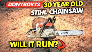 STIHL 026 Chainsaw - Will It Start After 10 Years?
