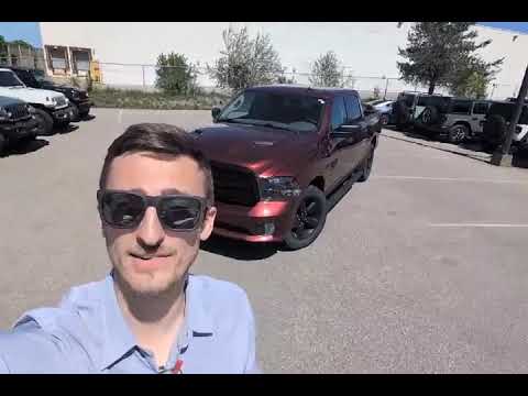 2019 Ram 1500 Classic Express 4x4 Crew Cab 5'7" Box in Red for sale at Kitchener Chrysler Dodge Jeep Ram in Kitchener, ON