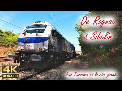 [Cab Ride] [4K] En cabine de Rognac à Sibelin via Tarascon et la rive gauche