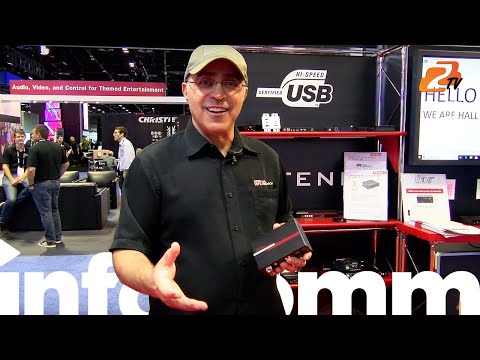 Hall Research FXT-460 4K Fiber Optic Extender | InfoComm 2019