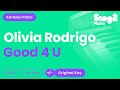Olivia Rodrigo - good 4 u (Piano Karaoke)