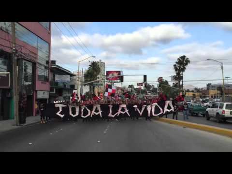 "La Masakr3 - El Listón De Tu Pelo -- Caravana J16 - Club Tijuana VS Puebla" Barra: La Masakr3 • Club: Tijuana
