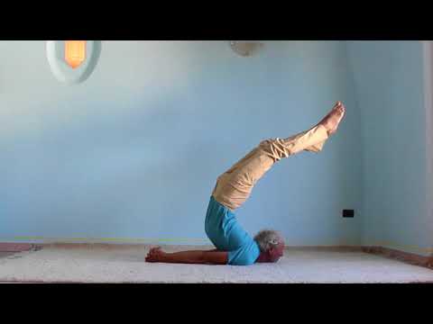 Yoga Arte - The locust- salabhasana -with an expression of freedom of the body