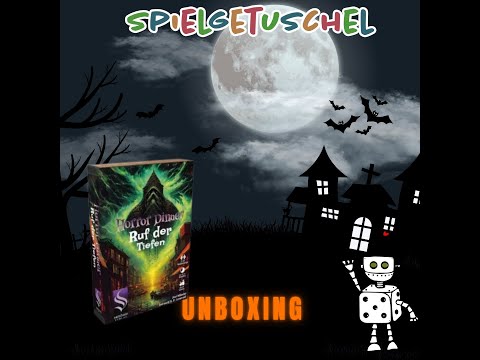 Spielgetuschel Unboxing#8 - Krimidinner - Horror Dinner: Ruf der Tiefen