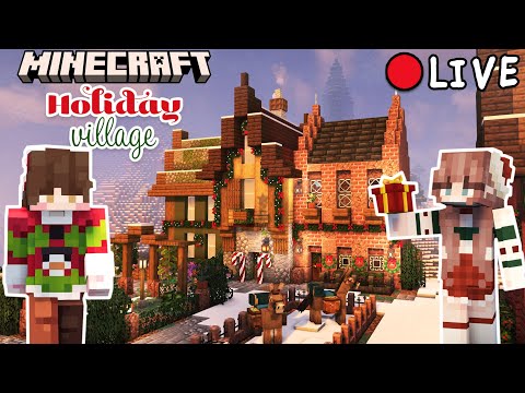 Festive Holiday Village in Minecraft