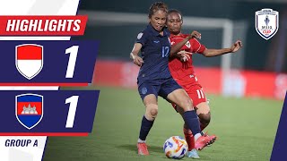 Highlights Timnas Indonesia Putri Vs Kamboja (1-1) ASEAN CUP Women 2025, Garuda Gagal di Fase Grup