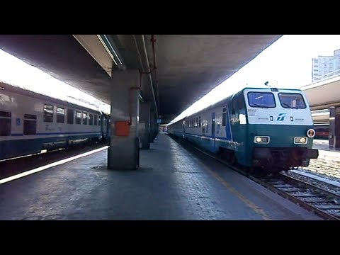 E464 in partenza da Napoli Centrale con strombazzata
