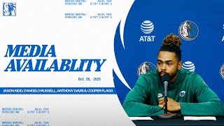 Jason Kidd, D'Angelo Russell, Cooper Flagg, Anthony Davis | Post Media Availability vsTOR | 10/26/25