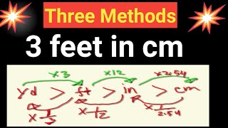 3 feet in cm||How long is 3 feet in cm||How tall is 3 feet in cm