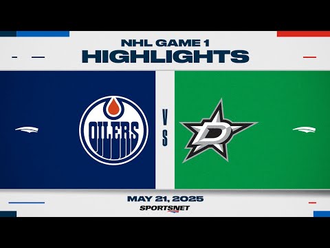 NHL Game 1 Highlights | Oilers vs. Stars - May 21, 2025