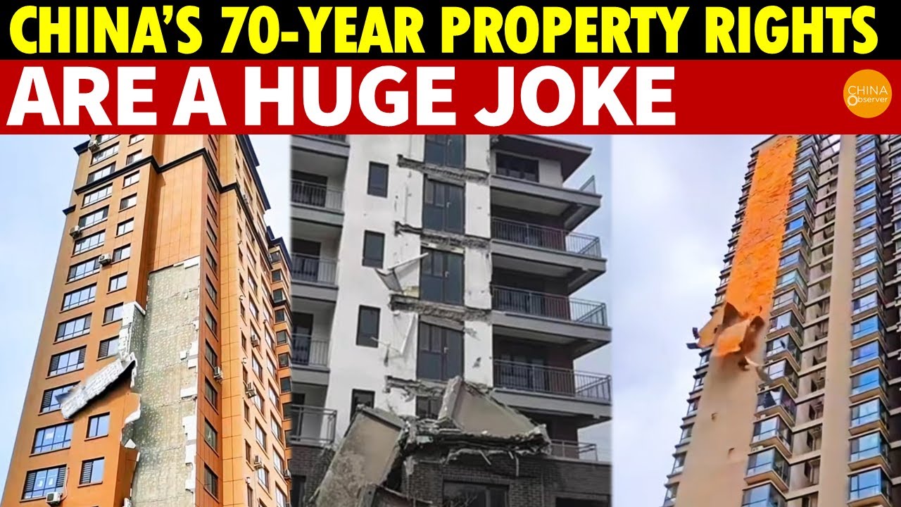 China’s 70-Year Property Rights Are a Joke! 20-Year-Old Houses Already in Ruins