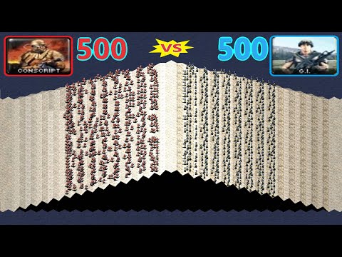We meet at the top - Conscripts vs Gi's - Red Alert 2