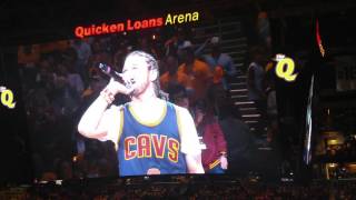 Bone Thugs and Harmony at the Cavs vs Hawks halftime show. 2016 NBA playoffs, game one.