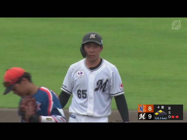 【ファーム】勝ち越し打!! マリーンズ・寺地隆成 センターへタイムリー2ベース!!  2024年6月30日 千葉ロッテマリーンズ 対 オイシックス新潟アルビレックスBC
