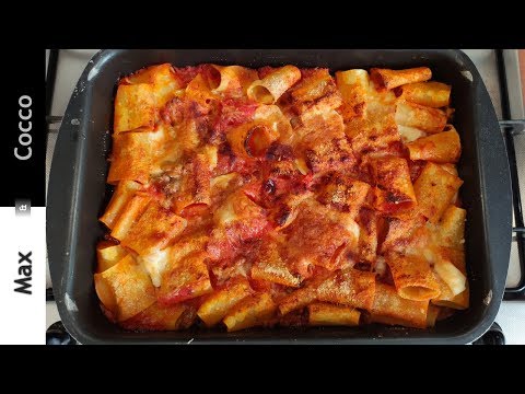 PASTA al FORNO dell' ULTIMO MINUTO senza BESCIAMELLA