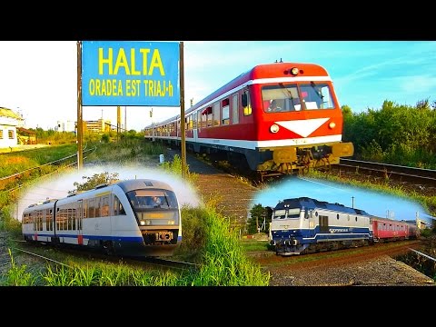 Evening Trains / Trenuri de seară în Triajul Oradea Est (18 08 2015)