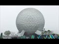 Heavy Rain Storm At EPCOT World Showcase Walkthrough Experience In 4K Walt Disney World 2021