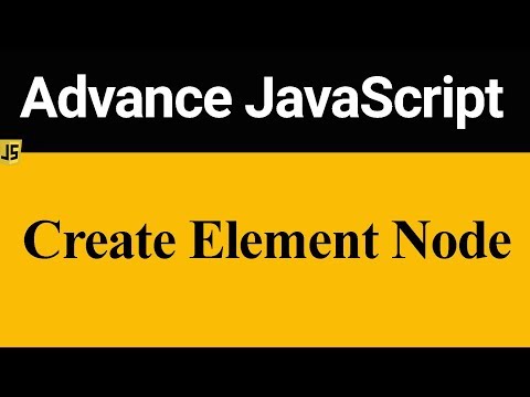 How to Create Element Node in JavaScript Hindi