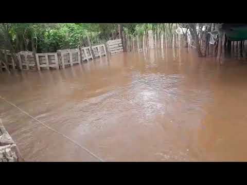 Se rebalso el río albigasta frías Santiago del Estero 