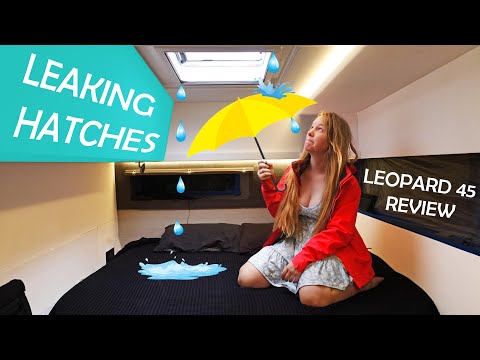 Leaking Hatches on a NEW Catamaran | LEOPARD 45 REVIEW