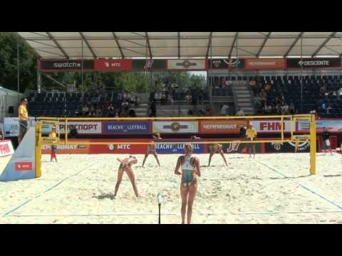 CEV Cup Moscow 2012 Semifinal 23.06.2012 14:05 Graessli-Goricanec SUI Ukolova-Khomyakova RUS