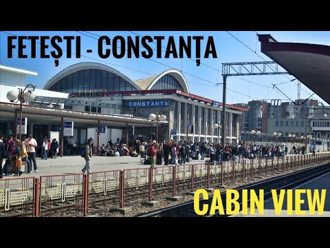 Train CABVIEW 🇷🇴 Fetești - Constanța (Romania) on M800 - locomotive driver's view