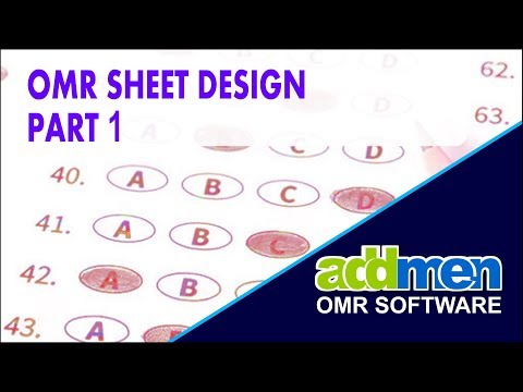 Addmen Professional OMR MCQ Test Checker with Sheet Designer Software