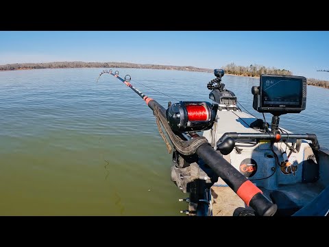 4 Hours of RAW and UNCUT Kayak Catfishing | Anchor Fishing on the Tennessee River