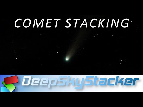 Stack Comet Photos. Star-Trail Free: DeepSkyStacker Tutorial