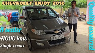 ❌SOLD❌8 SEATER CHEVROLET ENJOY 2016 LT PETROL |41000 KM RUNNING ONLY | QUALITY 100%