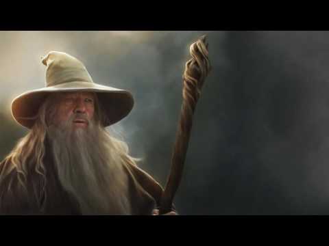 One Hour of Gandalf Falling to Howard Shore's "The Bridge of Khazad Dum" (High Quality Audio)