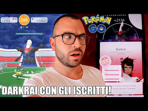 CATTURO DARKRAI 100%! (MA NON È IL MIO) [RAID CON ISCRITTI #16] - Pokémon GO