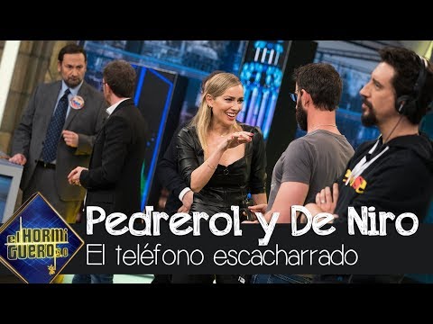 Pedrerol y Robert De Niro, protagonistas de 'El teléfono escacharrado' - El Hormiguero 3.0