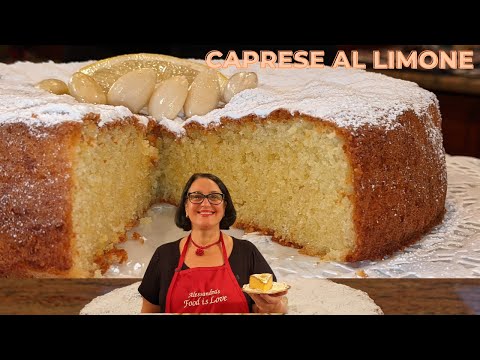 Caprese al Limone | Almond Lemon Cake | Gluten Free Almond Lemon Cake |