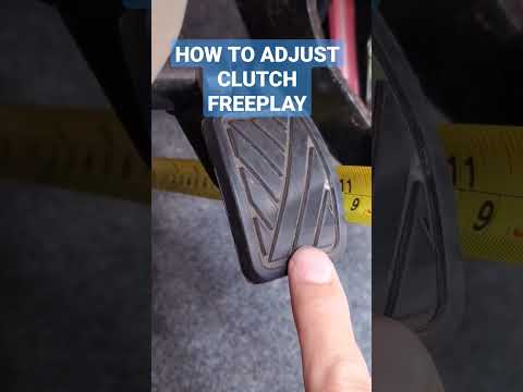 How to Check the clutch free play https://youtu.be/2OCC4kLxpu0