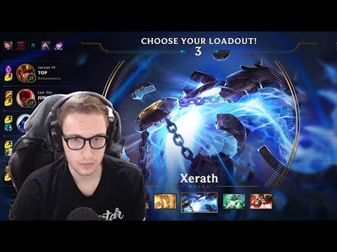 596. Bjergsen - Xerath vs Twisted Fate - Mid - December 3rd, 2017 - Patch 7.23 PreSeason 8
